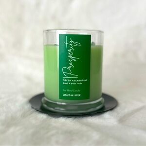 ♦️No longer available♦️ Green Aventurine Prosperity Candle